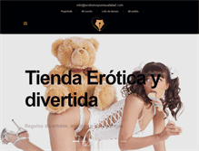 Tablet Screenshot of erotismoysensualidad.com